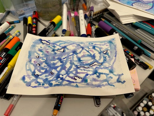 Watercolor wash by emmy spoon