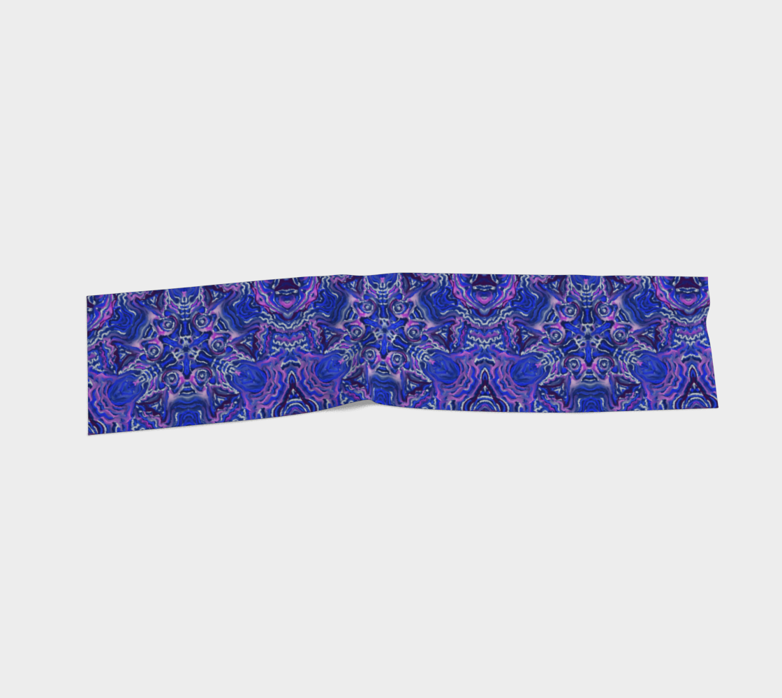 Indigo Flow Art Scarf/Bandana