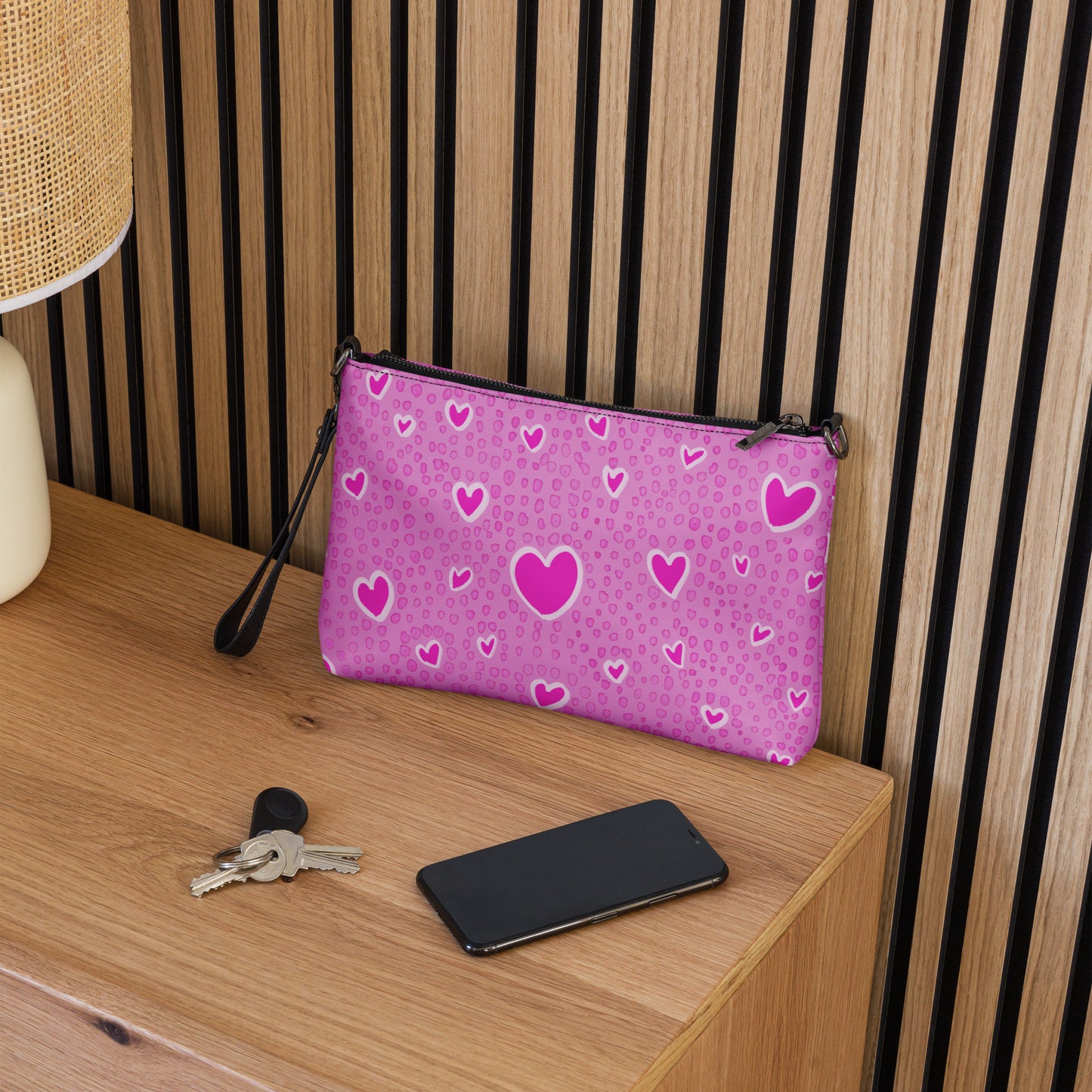 Pink Heart Crush Crossbody bag by Emmy Spoon
