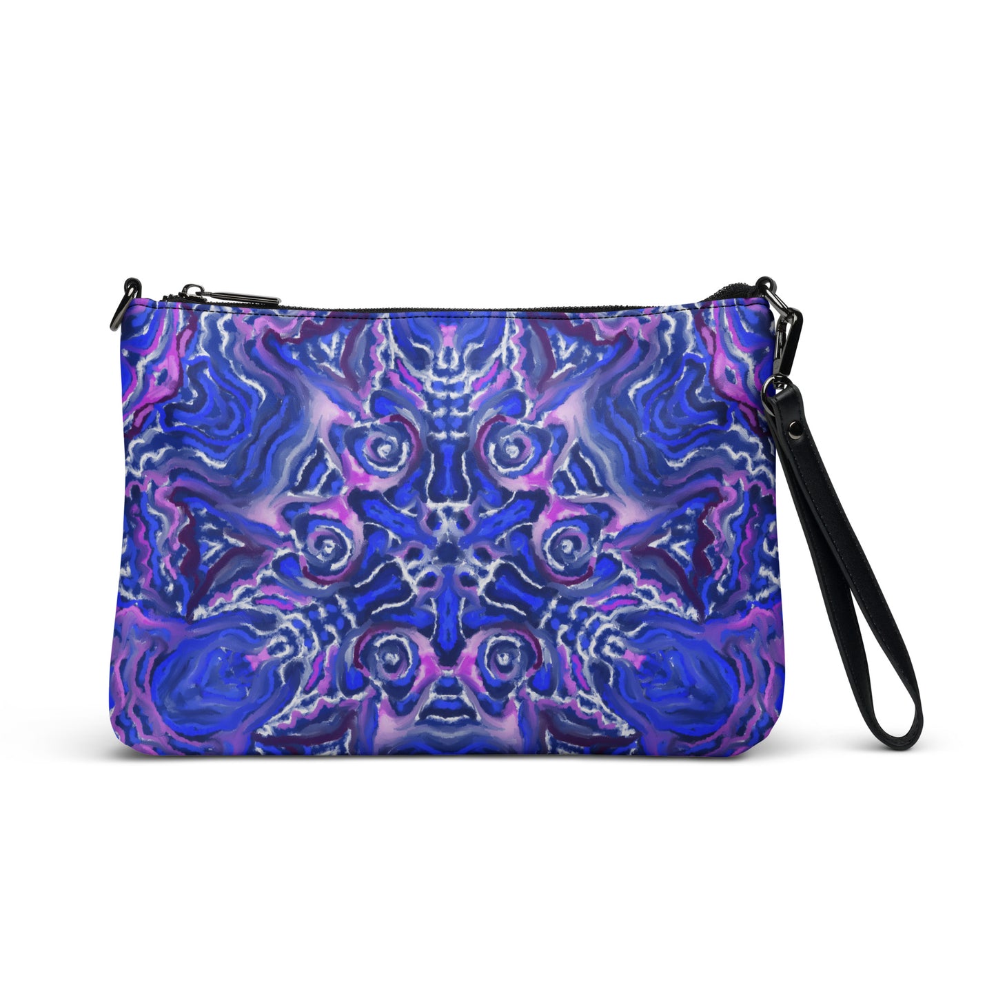 Blue and Purple Crossbody Bag by Emmy Spoon