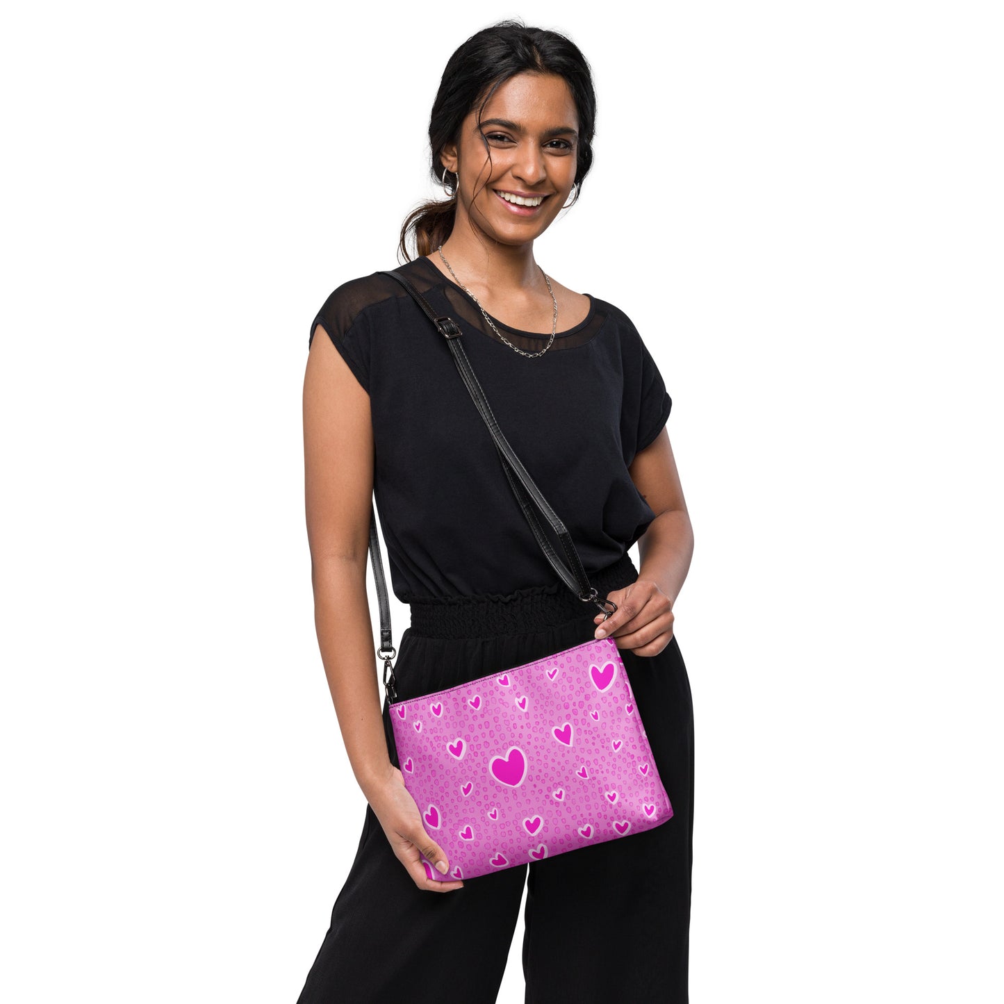 Pink Heart Crush Crossbody bag by Emmy Spoon