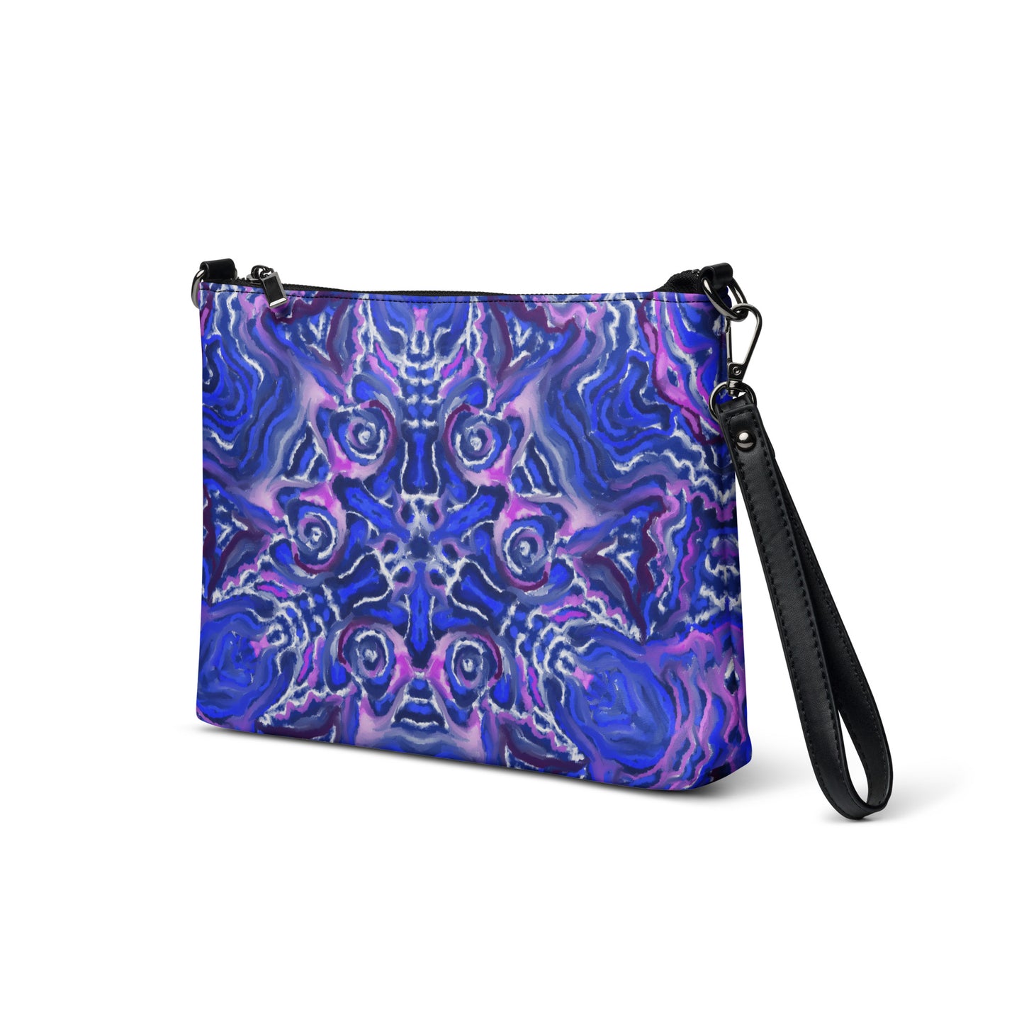 Blue and Purple Crossbody Bag by Emmy Spoon