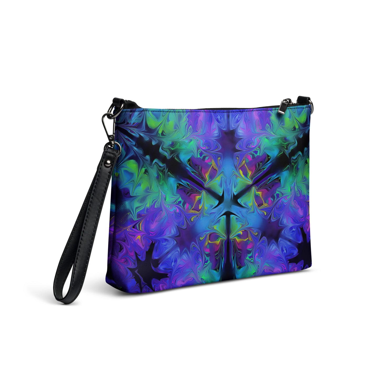 Glow Purple and Blue Crossbody bag