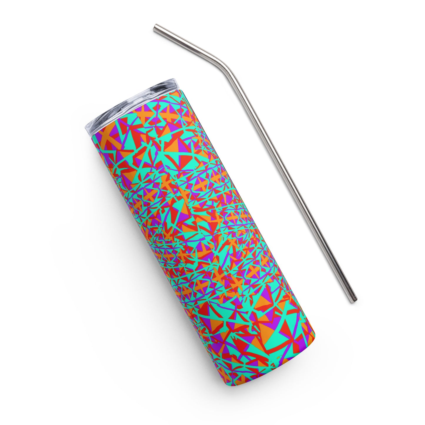 Trippy Stainless steel tumbler by Emmy Spoon