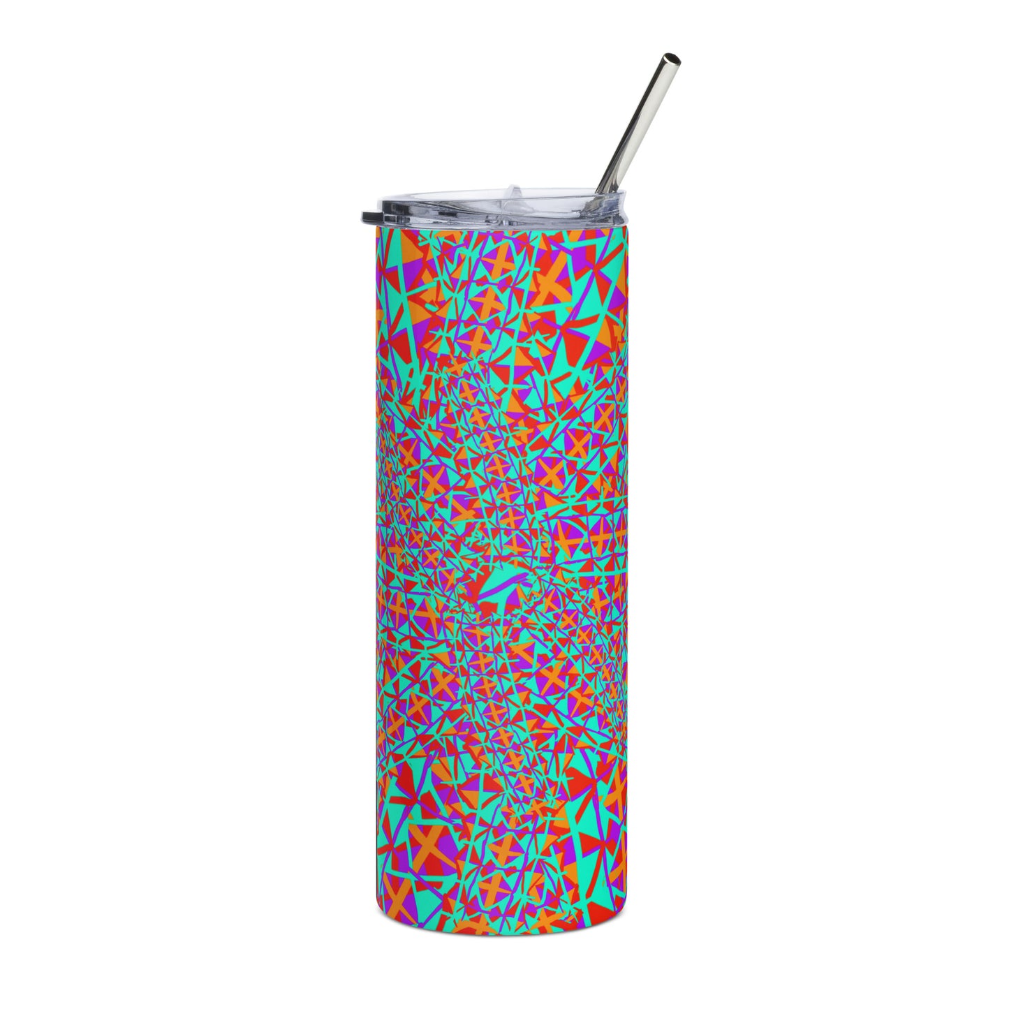 Trippy Stainless steel tumbler by Emmy Spoon