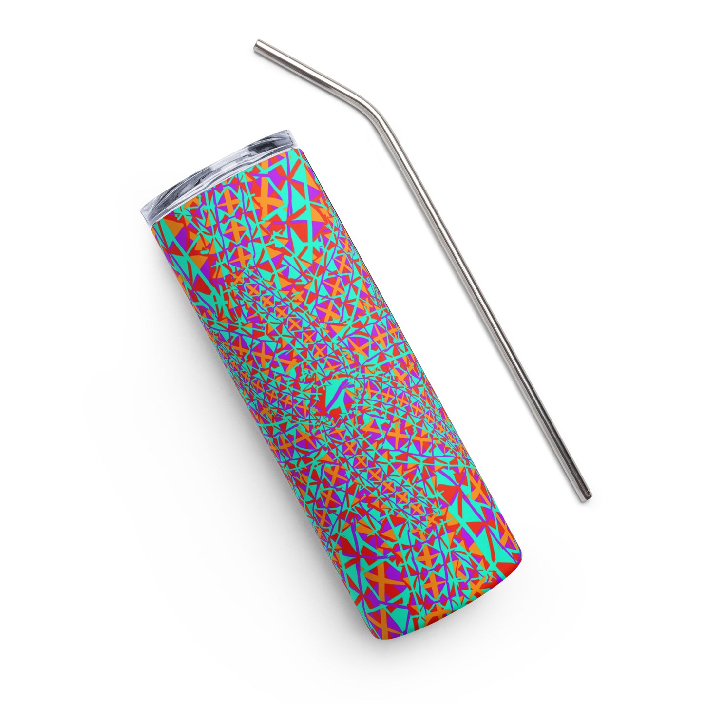 Trippy Stainless steel tumbler by Emmy Spoon