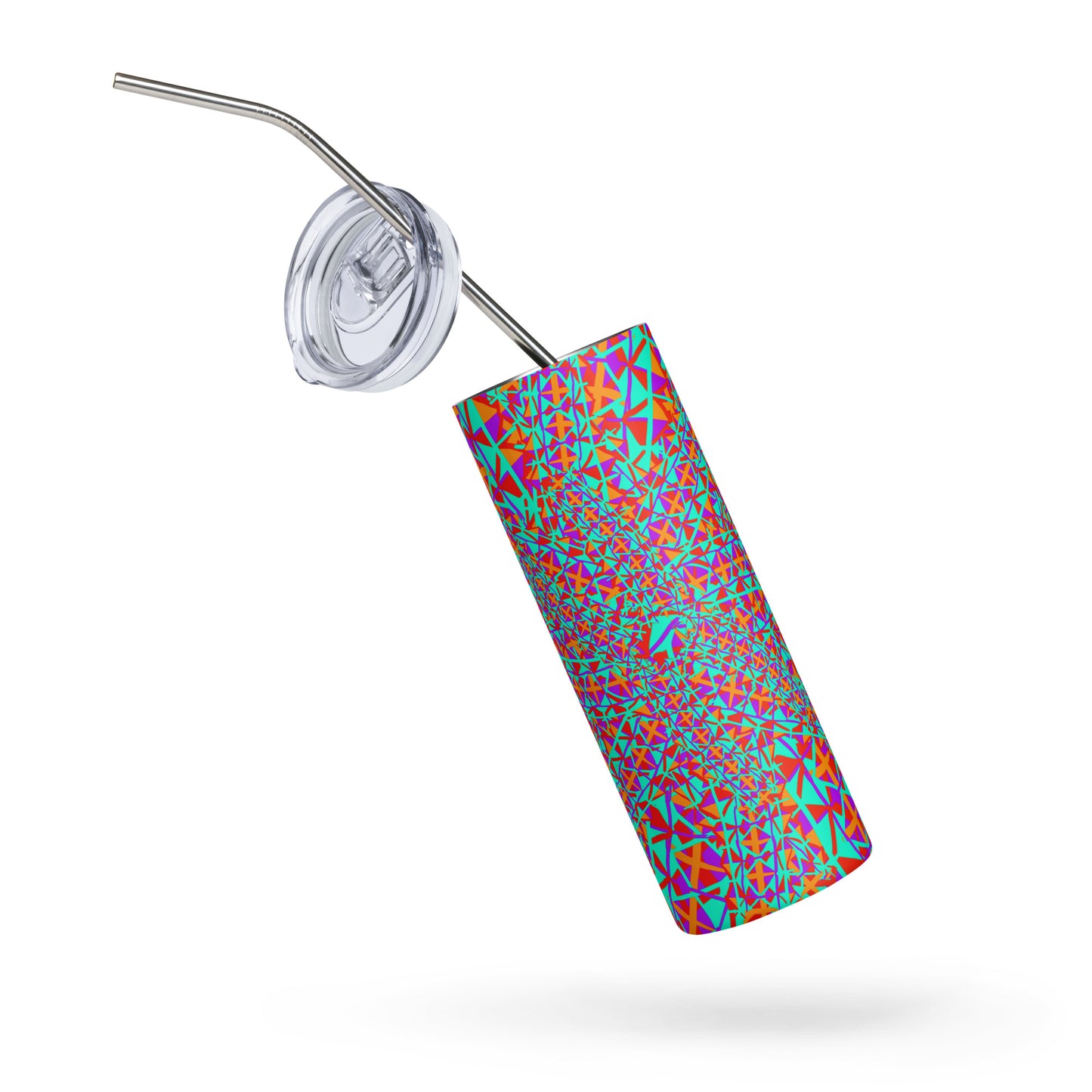 Trippy Stainless steel tumbler by Emmy Spoon