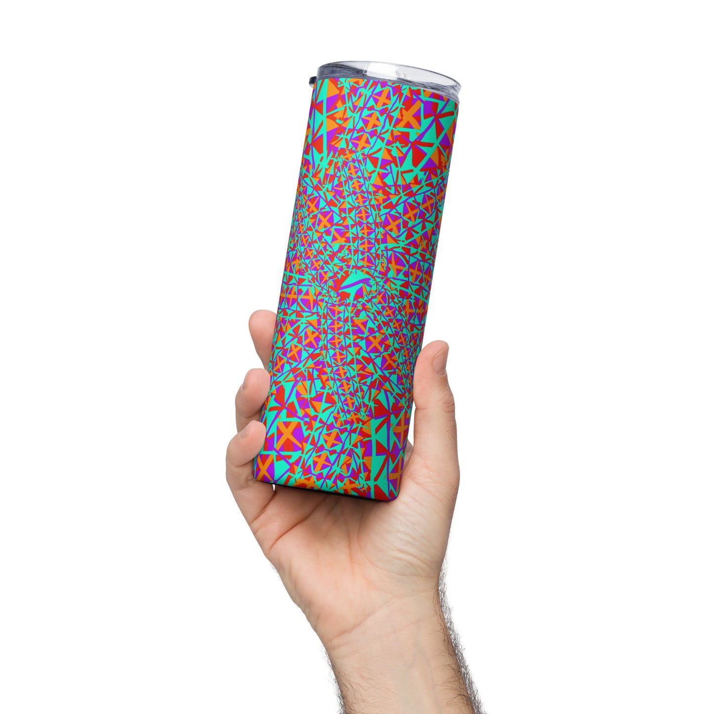 Trippy Stainless steel tumbler by Emmy Spoon