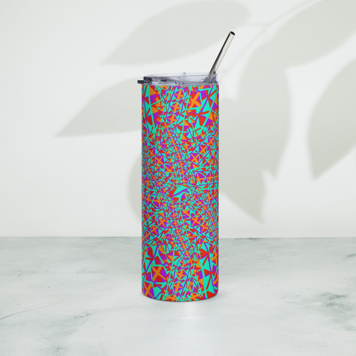 Trippy Stainless steel tumbler by Emmy Spoon