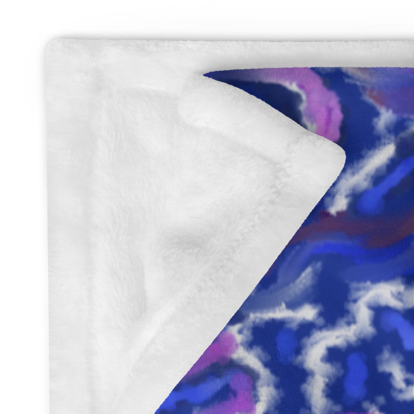 Indigo Flow Throw Blanket