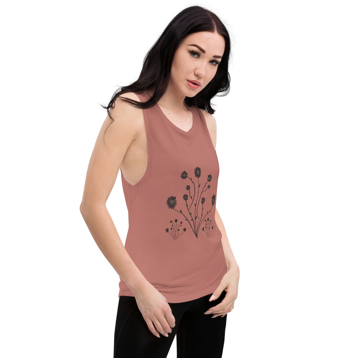 Floral Boho Ladies’ Muscle Tank