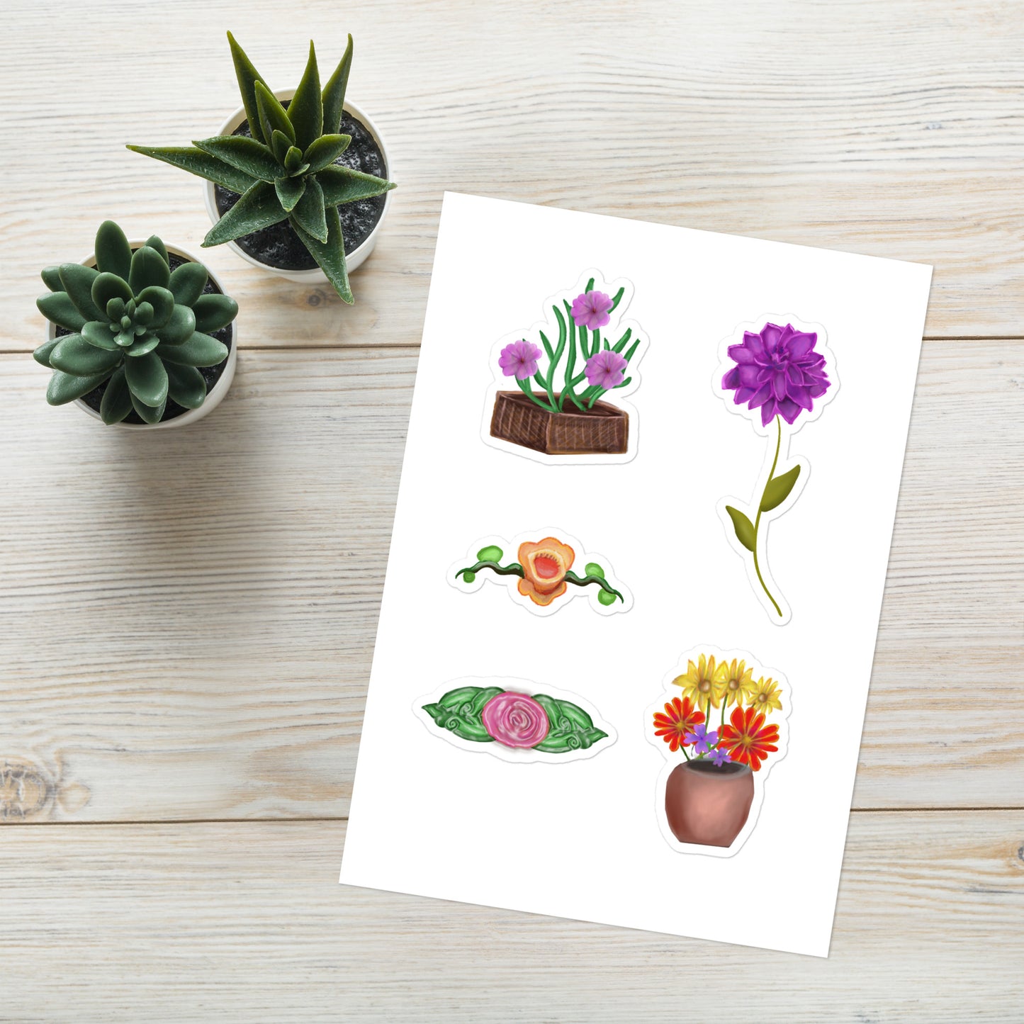 Floral Sticker sheet