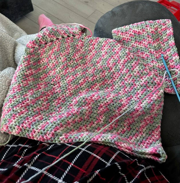 Stitching Through the Season: Making My Daughter Her First Handmade Sweater