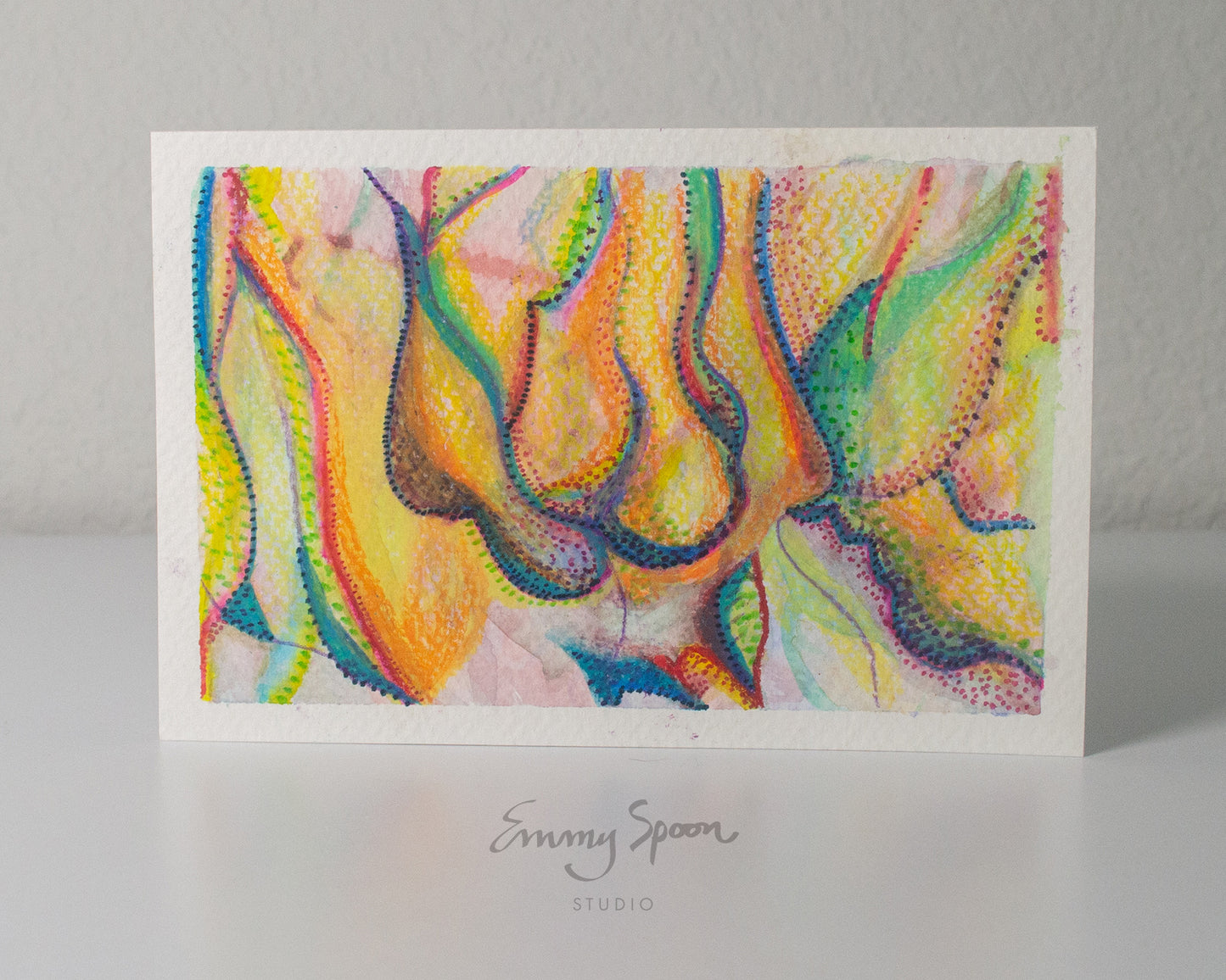 Becoming (2026) Original Mixed Media on Watercolor Paper