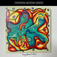 Celestial Bloom – 8x8 Original Abstract Acrylic Painting by Emmy Spoon
