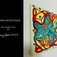 Celestial Bloom – 8x8 Original Abstract Acrylic Painting by Emmy Spoon