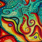 Celestial Bloom – 8x8 Original Abstract Acrylic Painting by Emmy Spoon