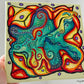 Celestial Bloom – 8x8 Original Abstract Acrylic Painting by Emmy Spoon