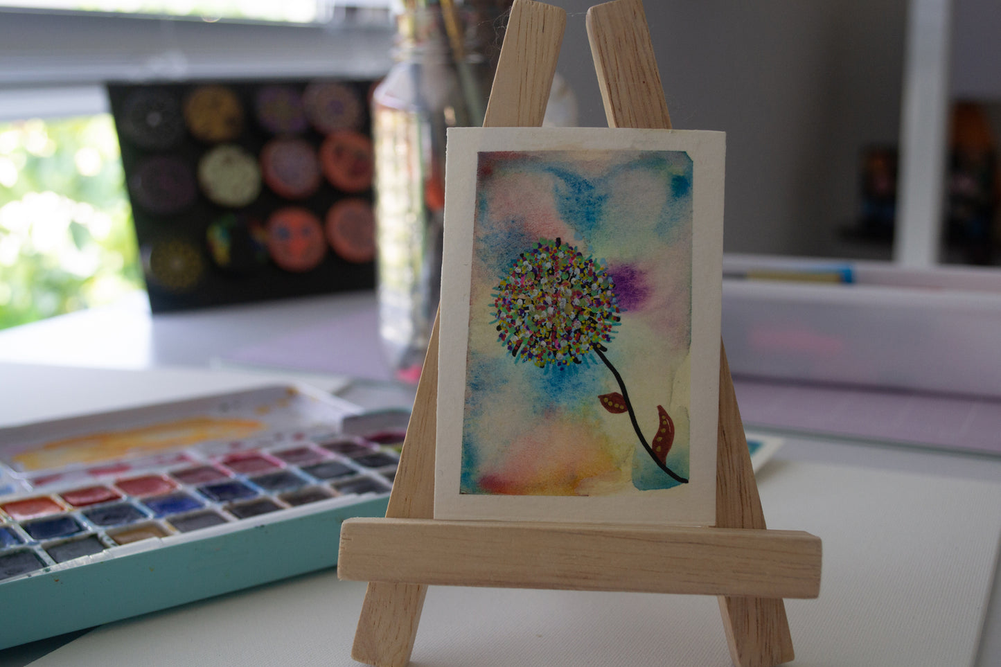 Celestial Bloom — Four-Part Mini Series (Original ACEOs)