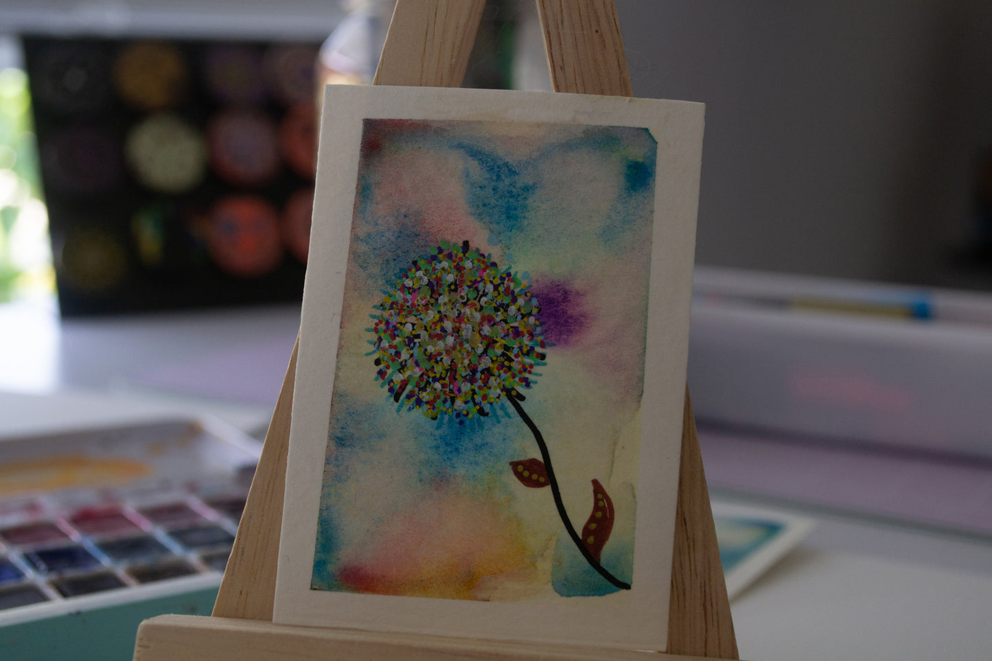 Celestial Bloom — Four-Part Mini Series (Original ACEOs)