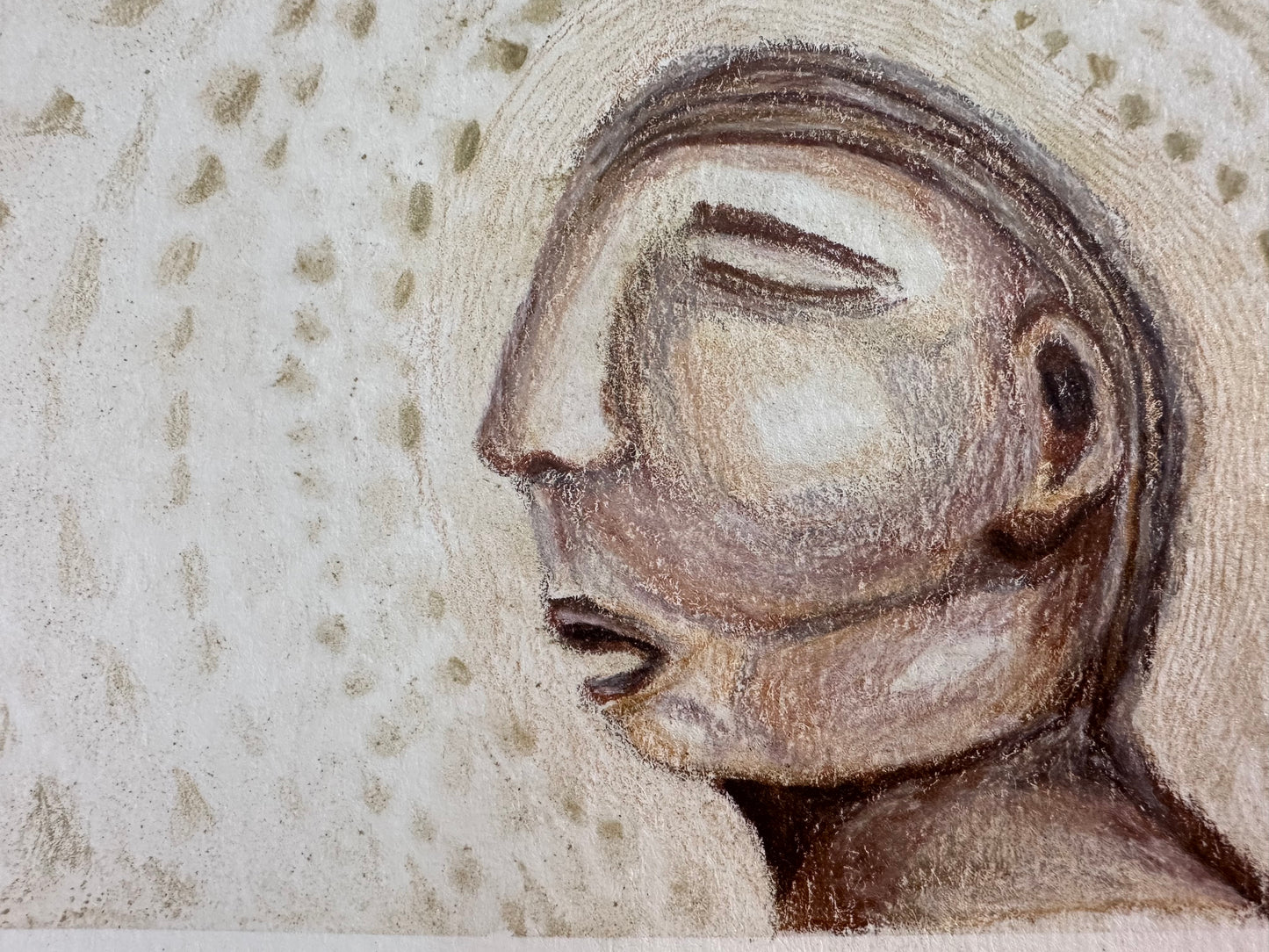 Here — Original Mixed Media Artwork (2026)