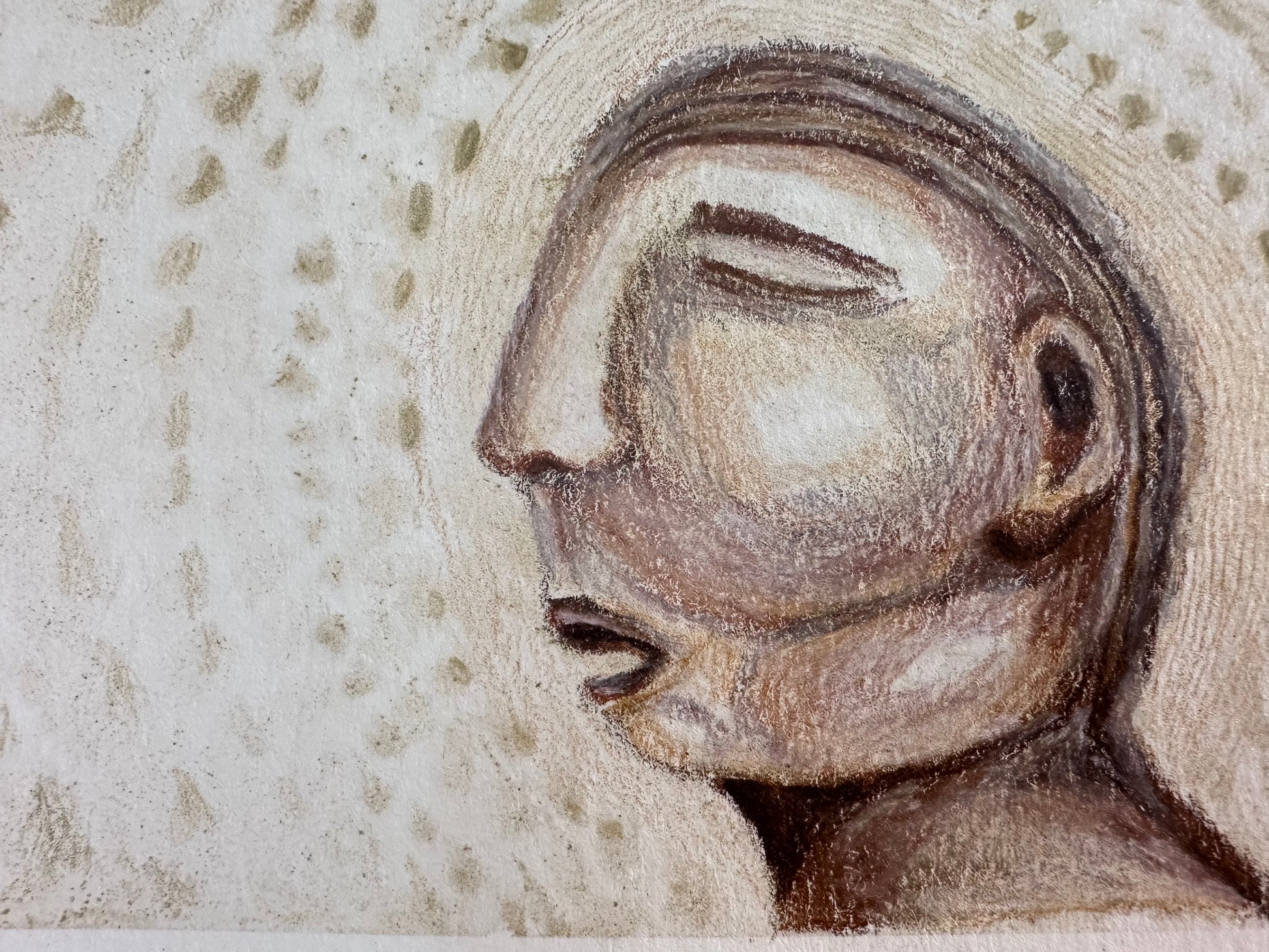 Here — Original Mixed Media Artwork (2026)