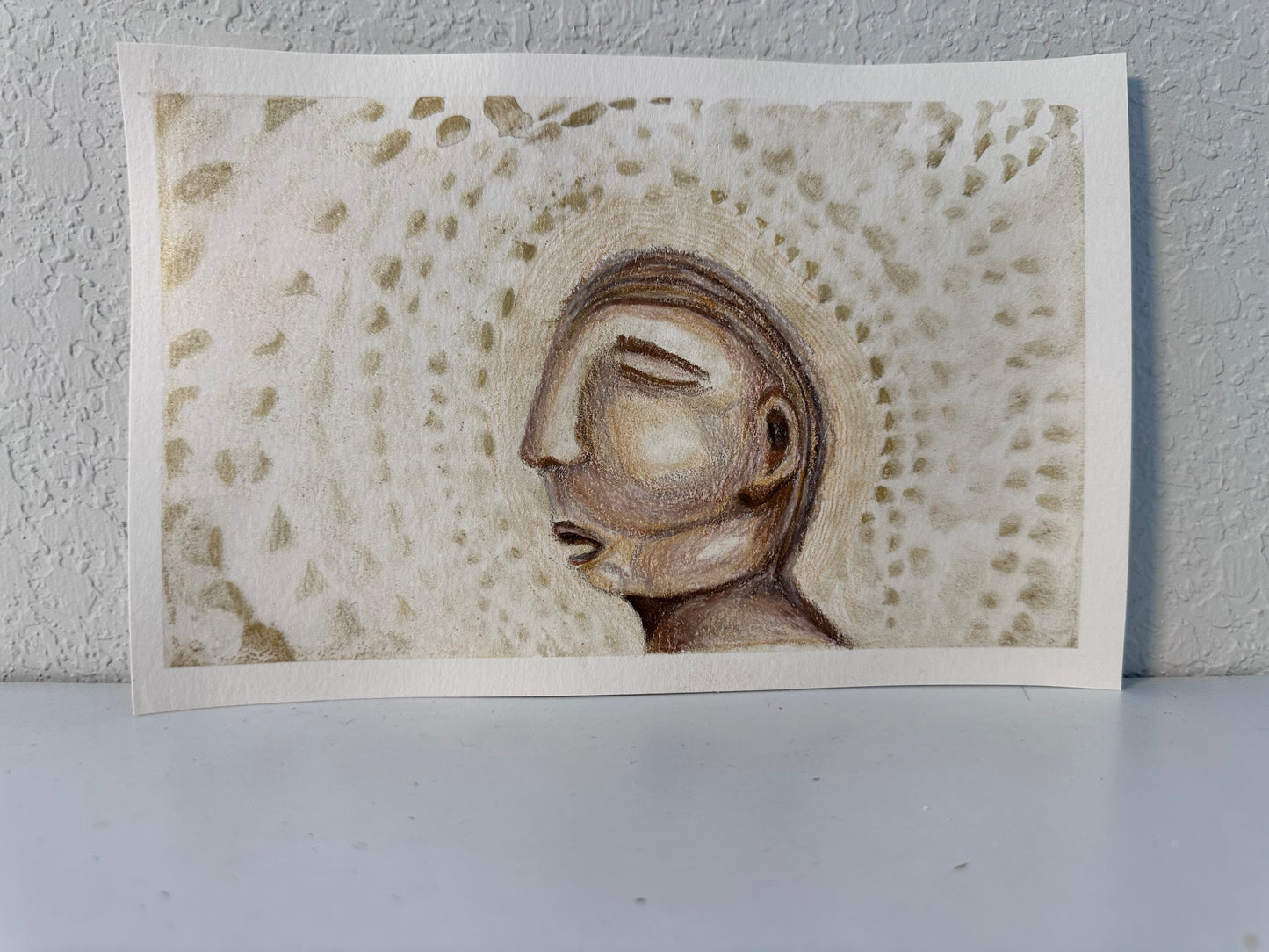 Here — Original Mixed Media Artwork (2026)