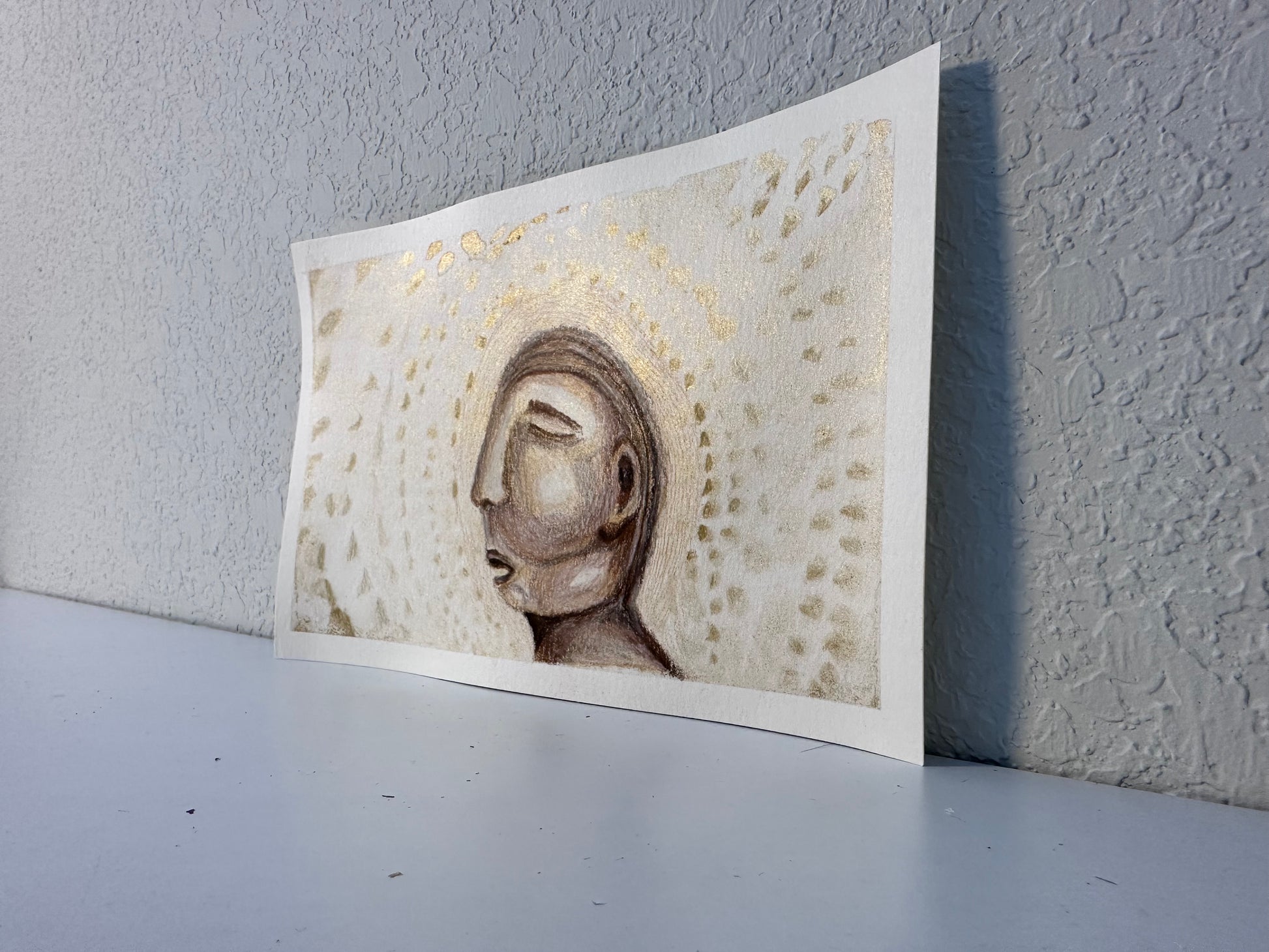 Here — Original Mixed Media Artwork (2026)