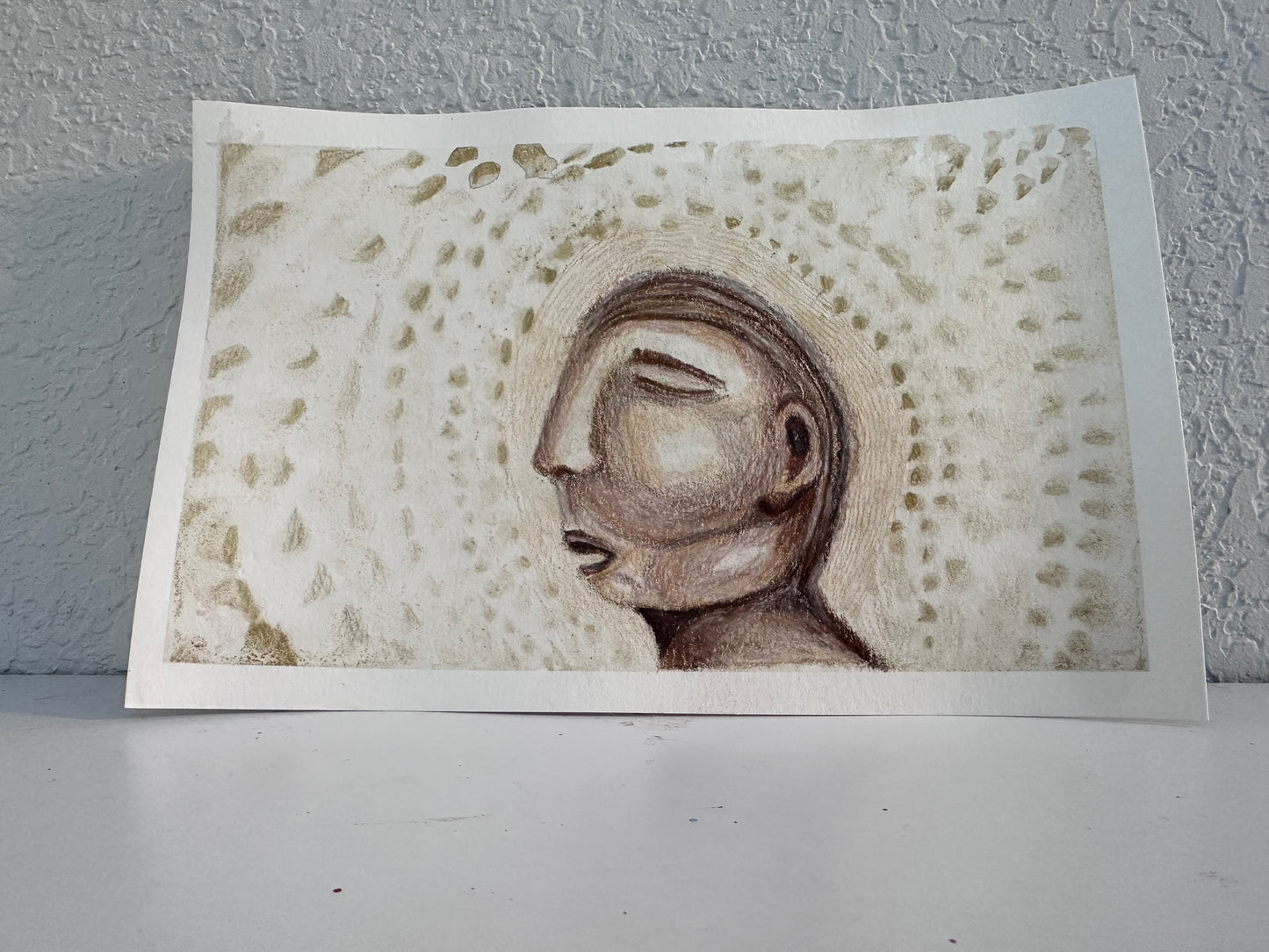 Here — Original Mixed Media Artwork (2026)