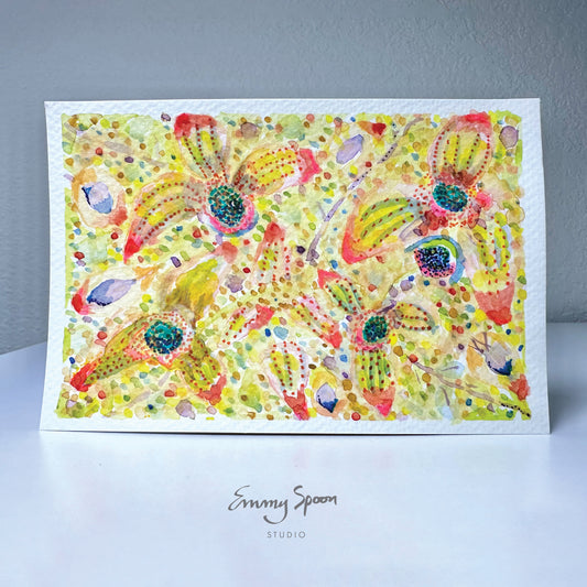 Memory Wish (2022) Original Watercolor on Watercolor Paper