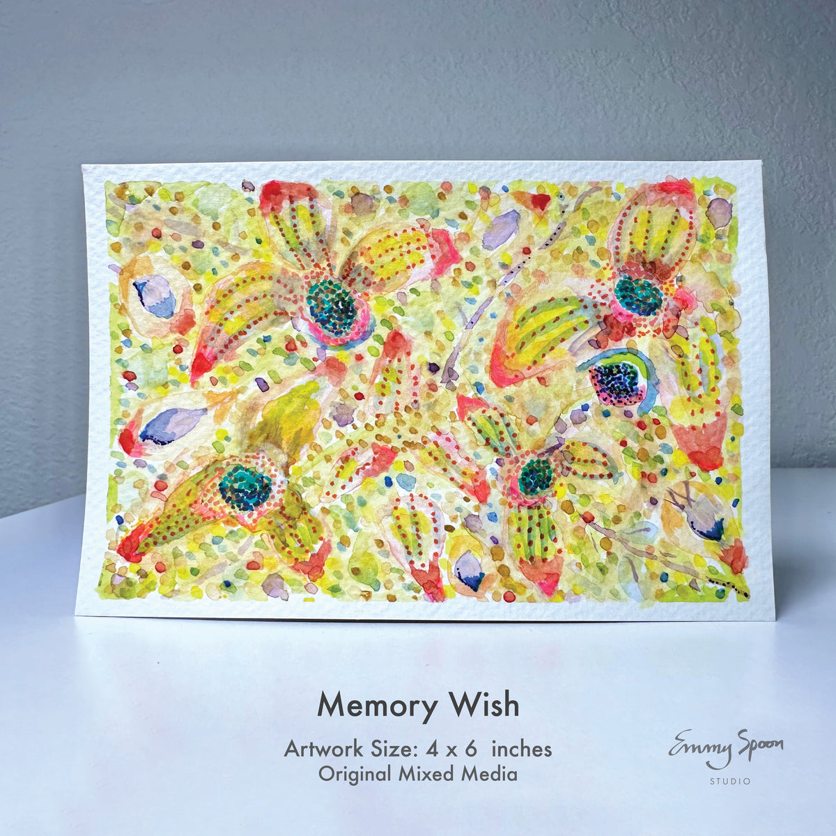 Memory Wish (2022) Original Watercolor on Watercolor Paper