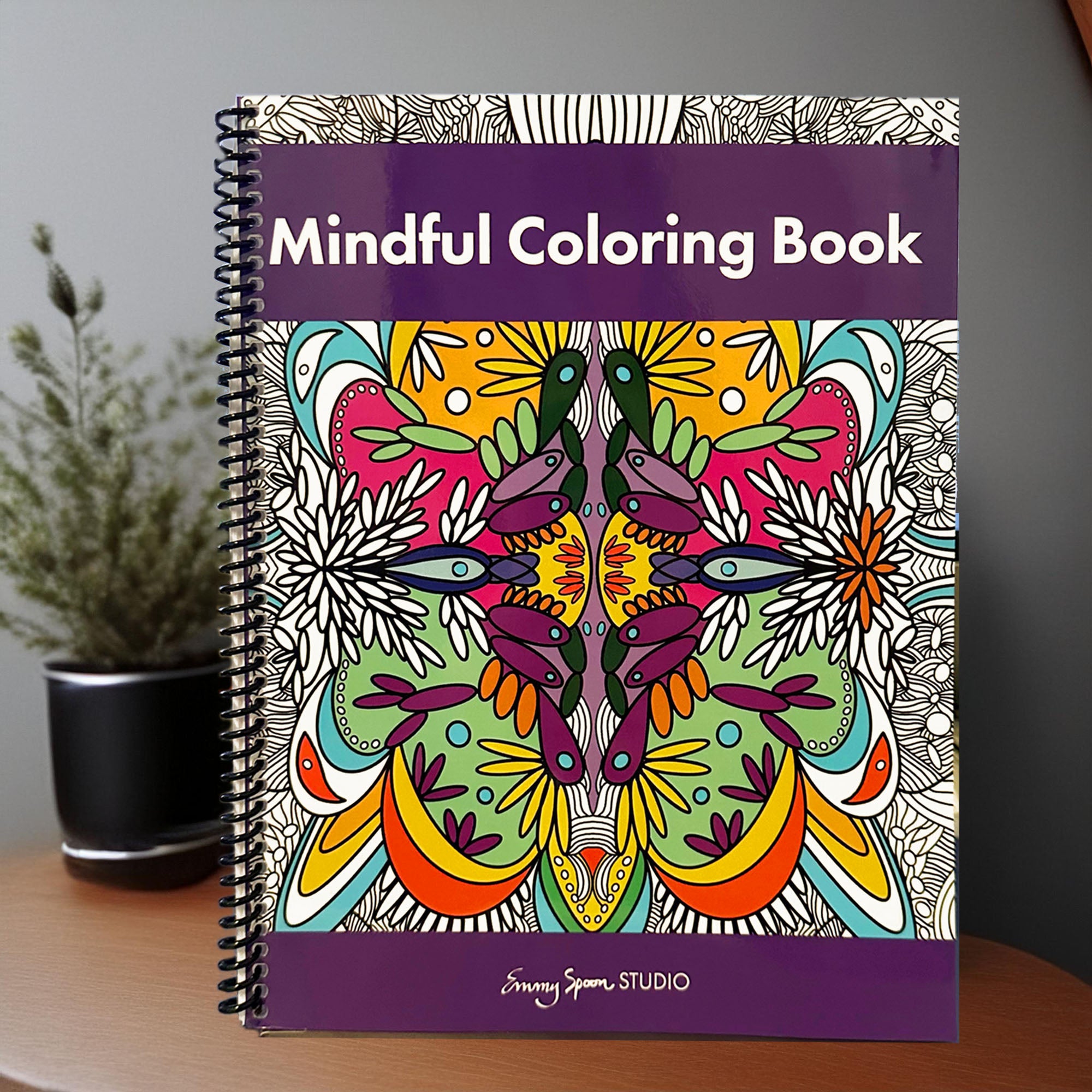 Mindful Coloring Book by Emmy Spoon Studio