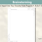 Brainstorming Page - Print or Import Into Your Favorite Note Program - 8.5x11 Sheets by Emmy Spoon Studio