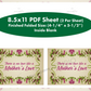 Mother's Day Editable Coupons with Bonus Blank Notecards, Personalized Coupons, Digital Download