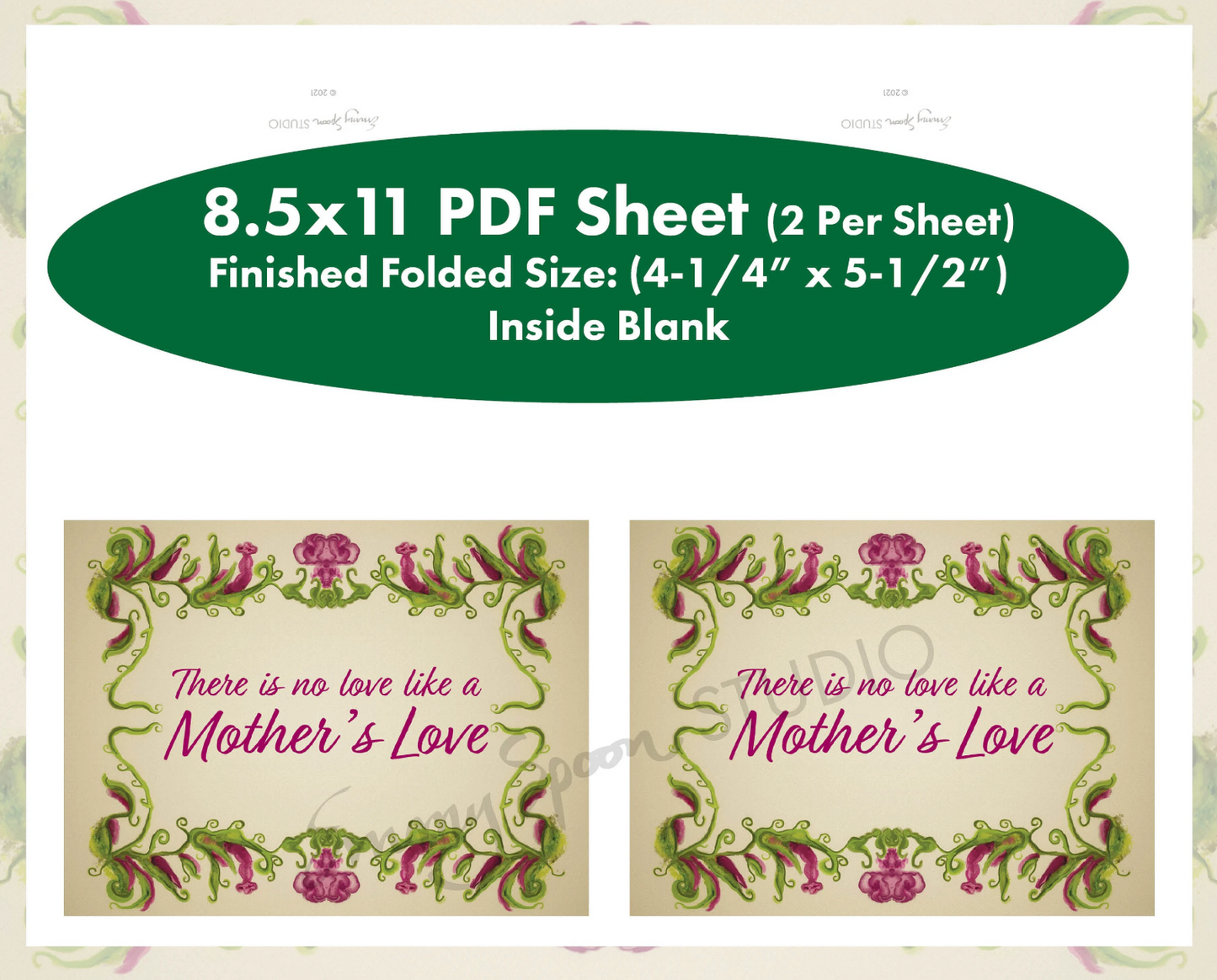 Mother's Day Editable Coupons with Bonus Blank Notecards, Personalized Coupons, Digital Download