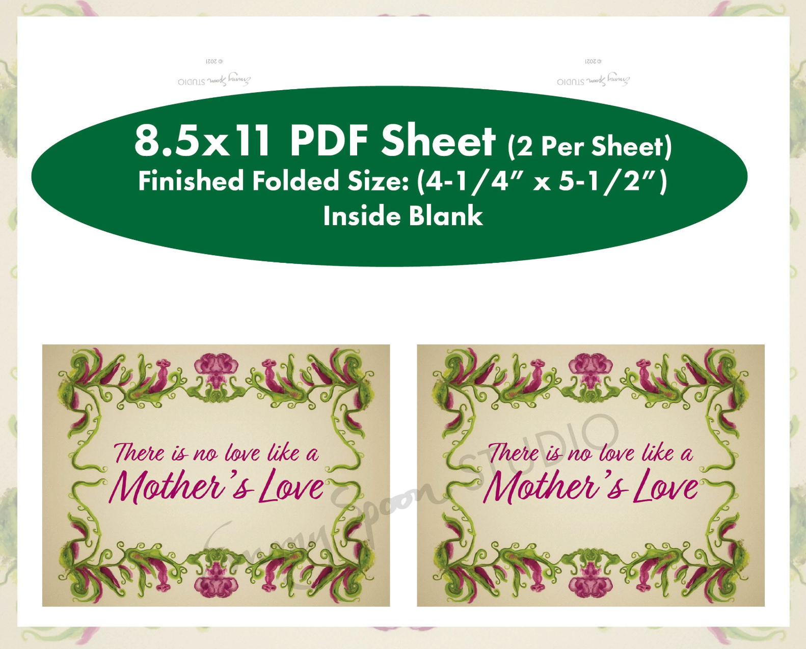 Mother's Day Editable Coupons with Bonus Blank Notecards, Personalized Coupons, Digital Download