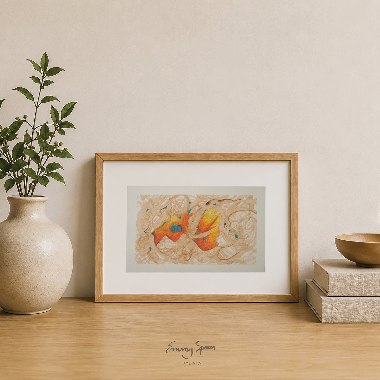 Only A Memory (2026) Original Mixed Media on Watercolor Paper