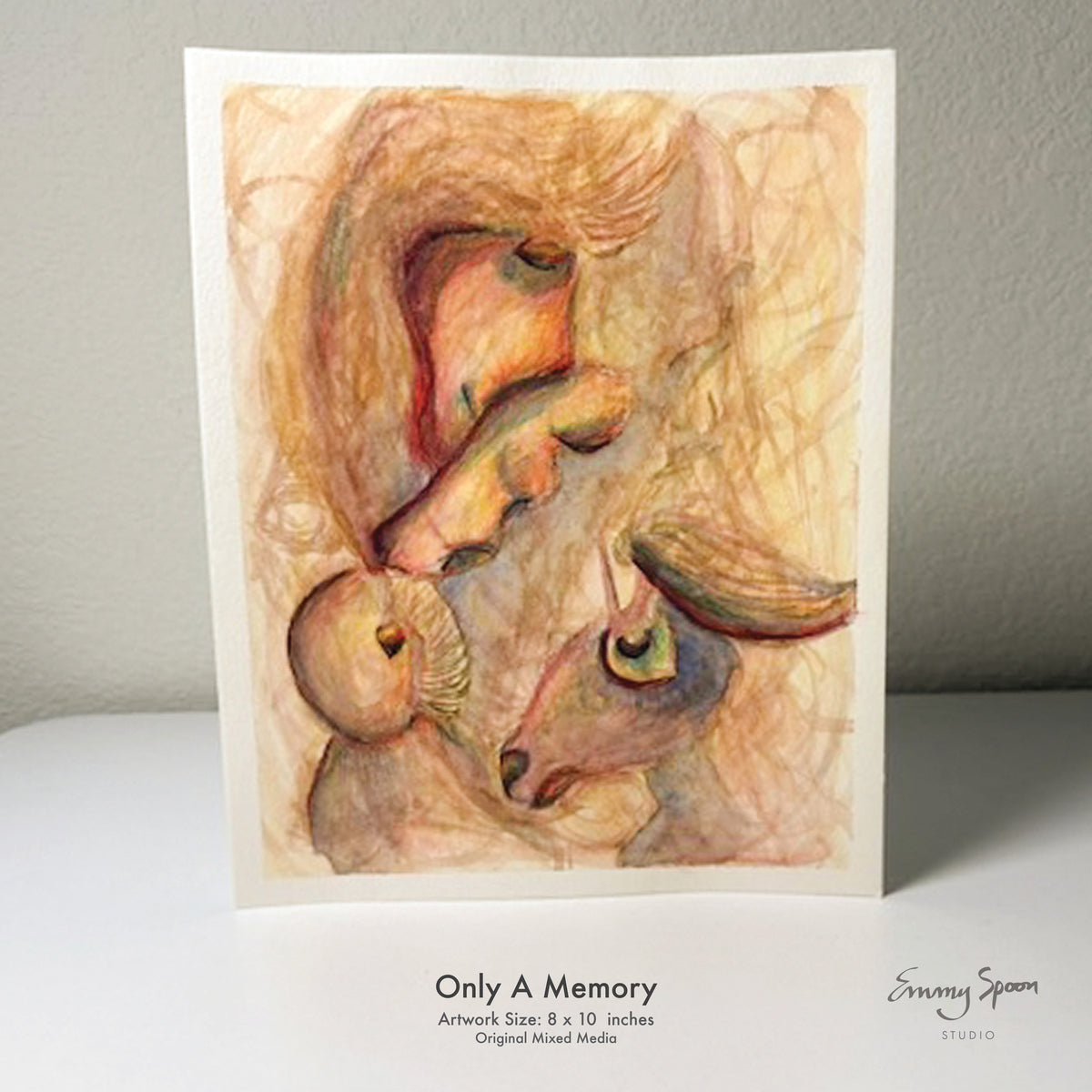 Only A Memory (2026) — Original Mixed Media