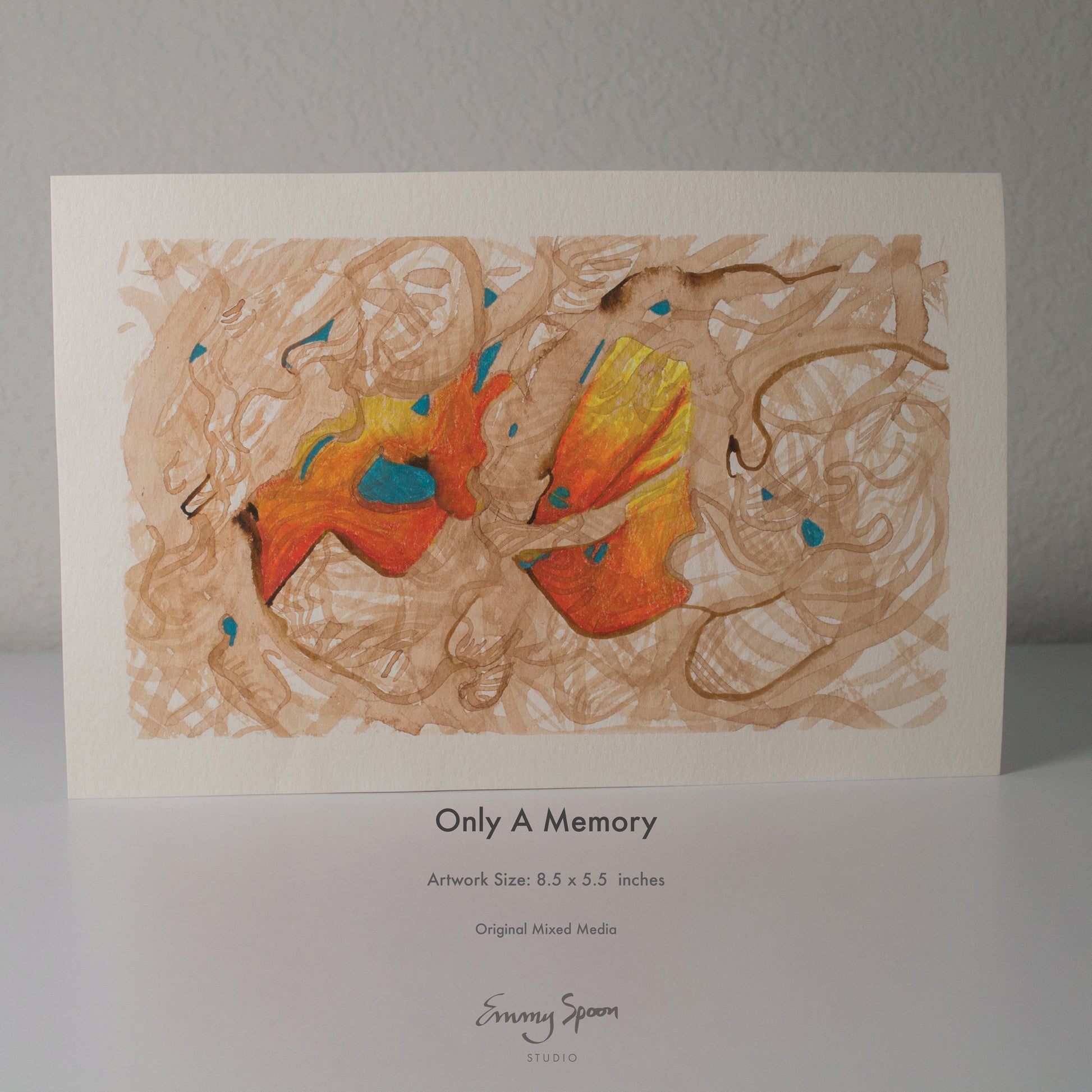 Only A Memory (2026) Original Mixed Media on Watercolor Paper