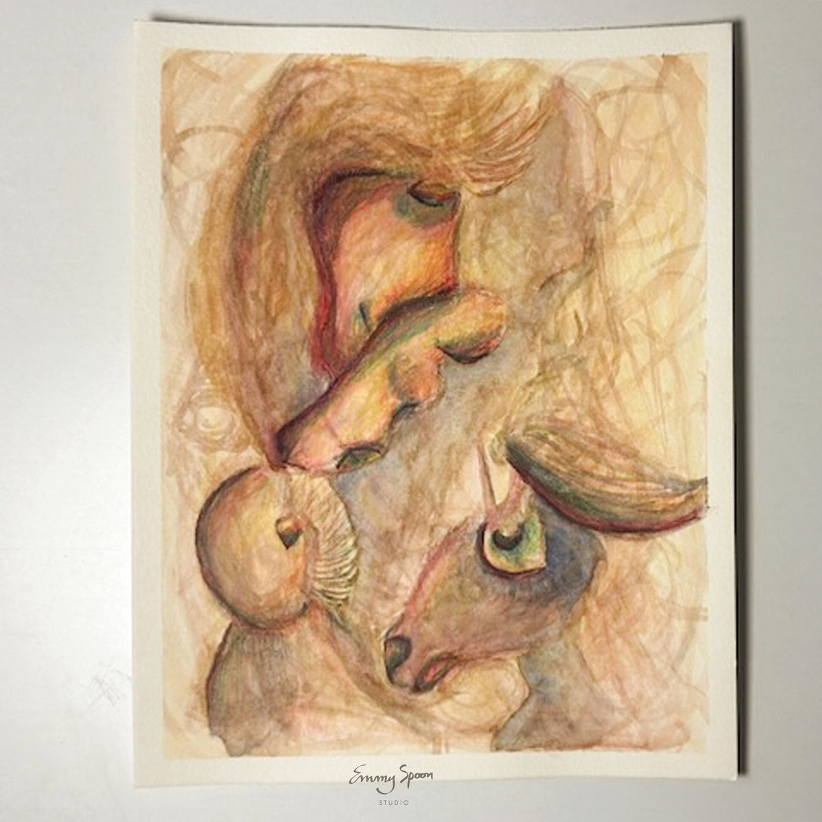 Only A Memory (2026) — Original Mixed Media