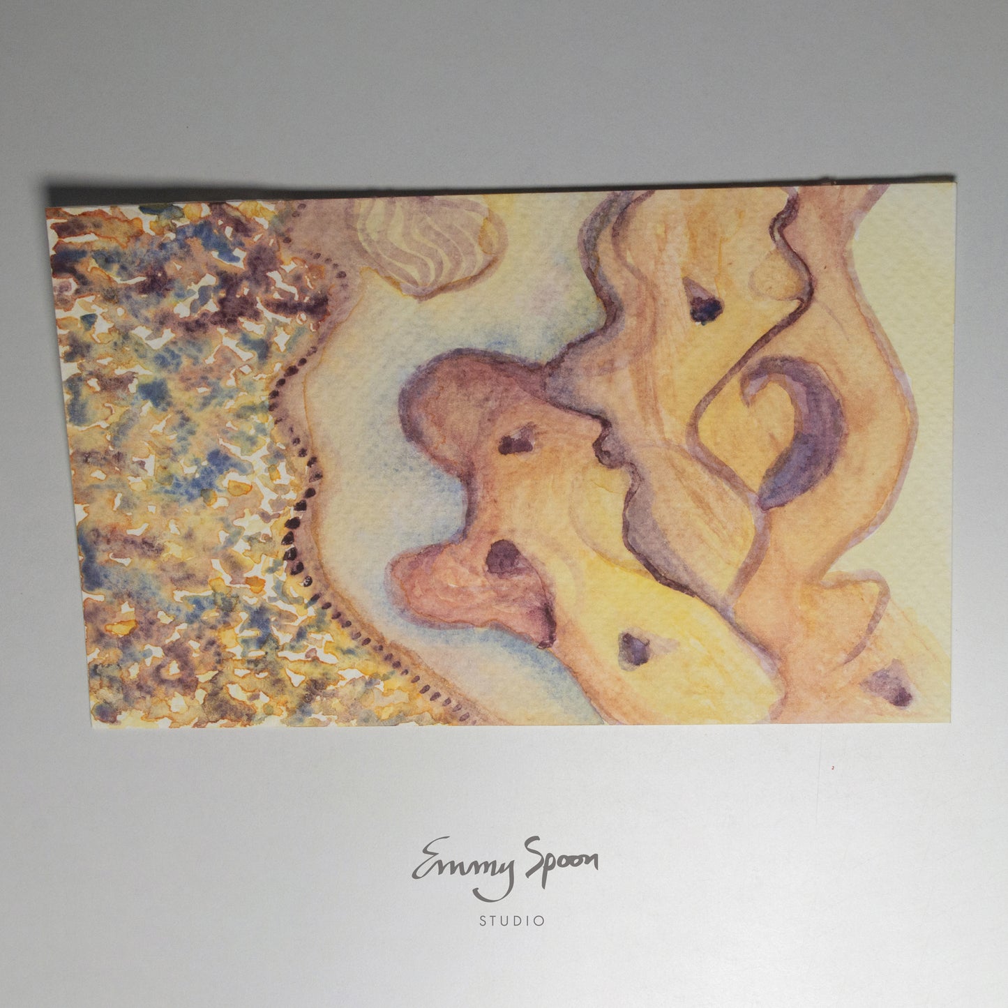 Searching (2026) Original Mixed Media on Watercolor Paper