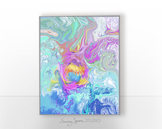 Spring Swirl (2020) Poster Print by Emmy Spoon