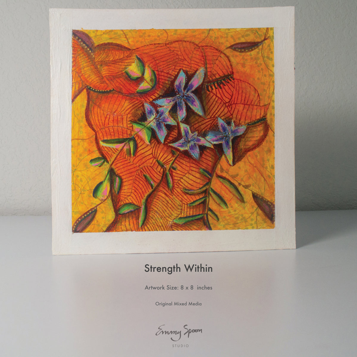 Strength Within (2026) Original Mixed Media on Watercolor Paper