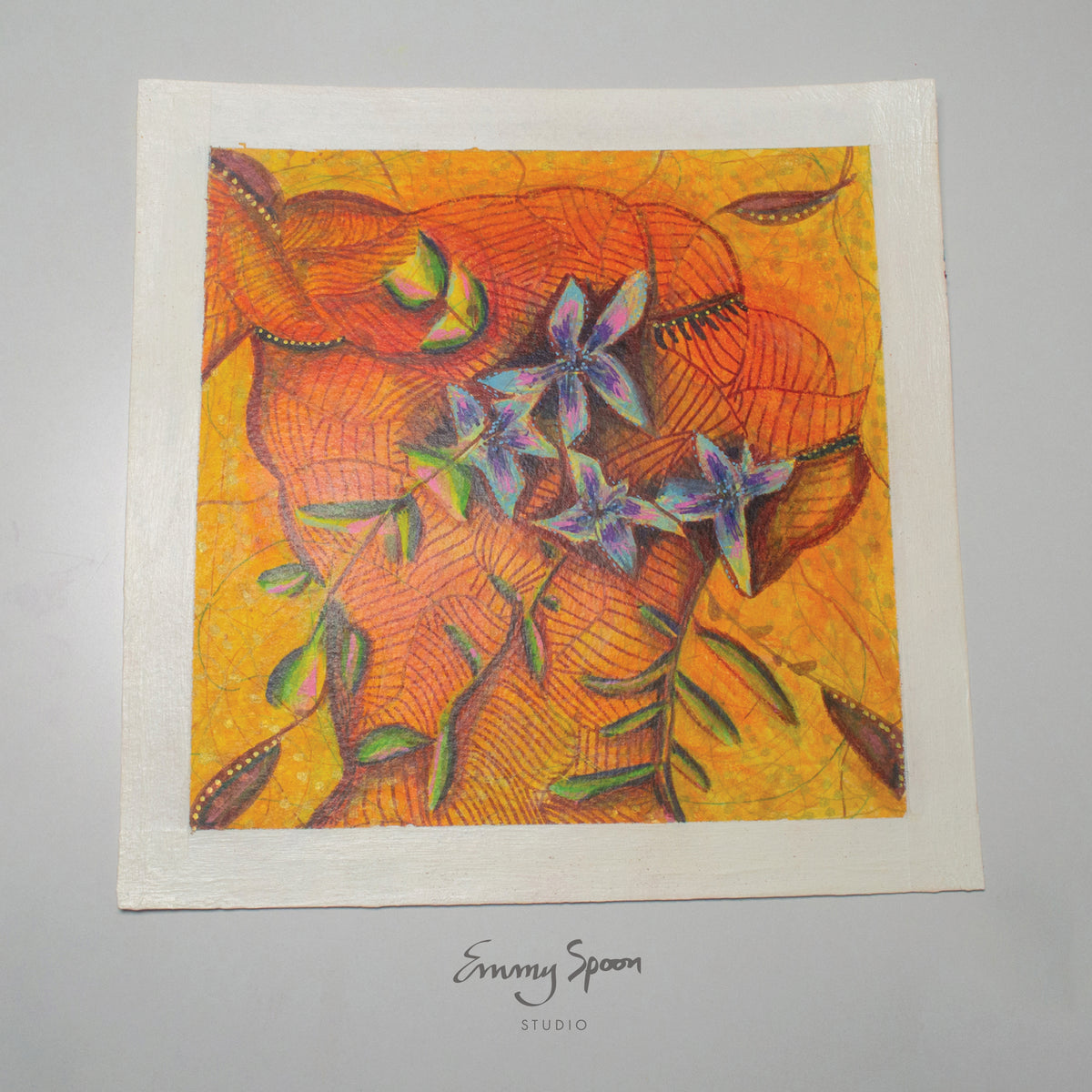 Strength Within (2026) Original Mixed Media on Watercolor Paper