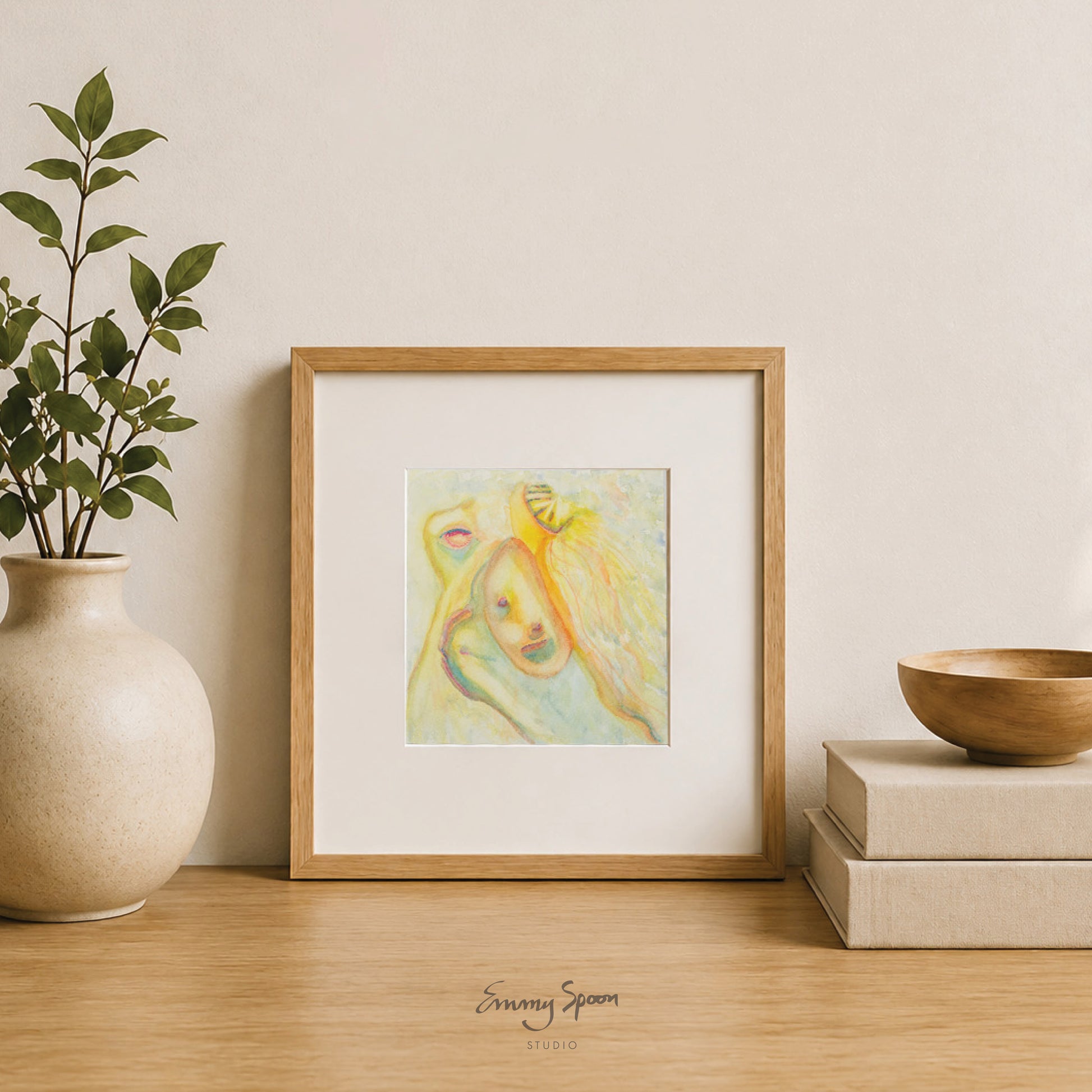 Tearful Dream (2026) Original Mixed Media on Watercolor Paper