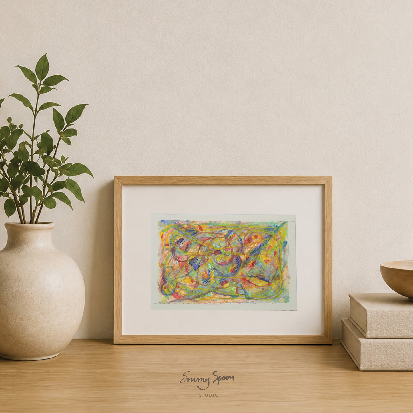 Unravel (2026) Original Mixed Media on Watercolor Paper