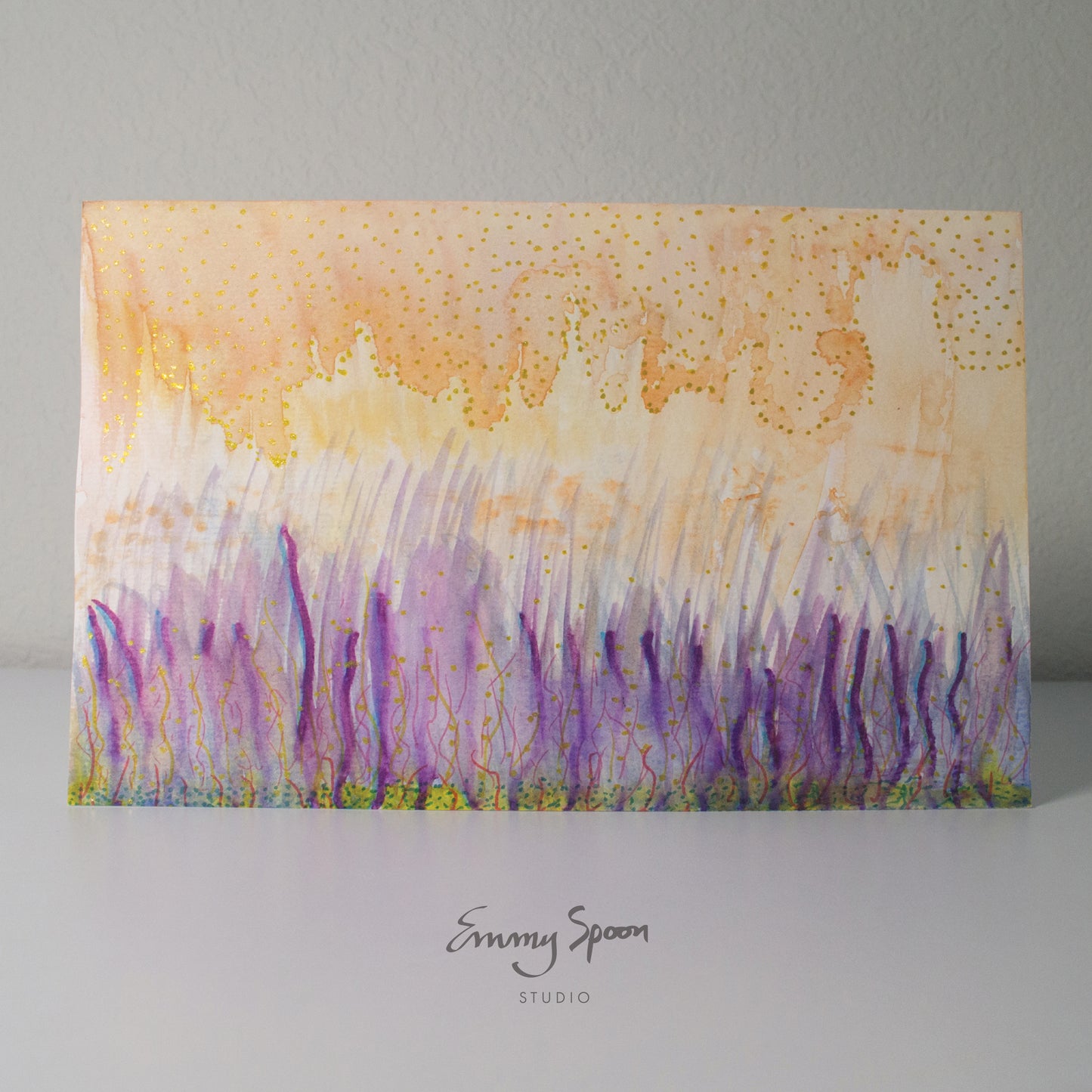 Veil (2026) Original Mixed Media on Watercolor Paper