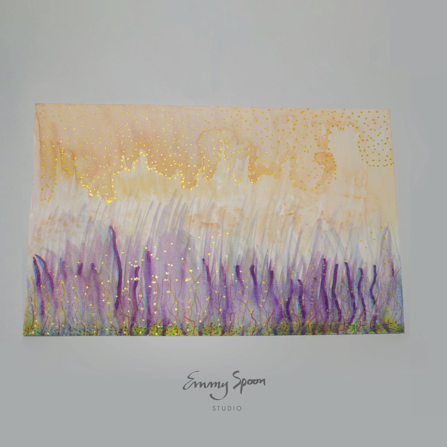Veil (2026) Original Mixed Media on Watercolor Paper