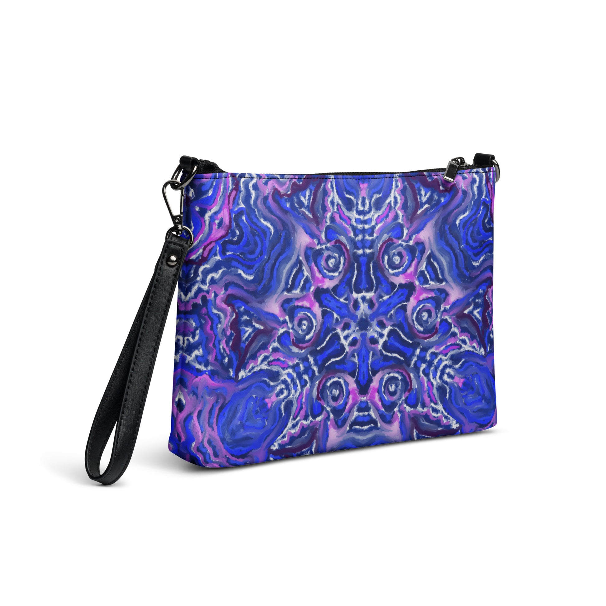 Blue and Purple Crossbody Bag by Emmy Spoon