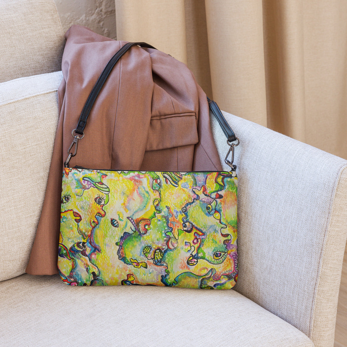 Open Your Eyes Crossbody Bag